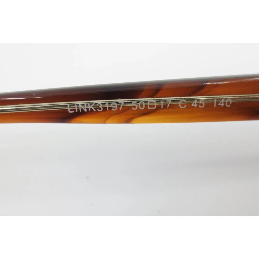 Link Occhiali LINK3197 Brown Tortoise Shell Rectangular Eyeglass Frames